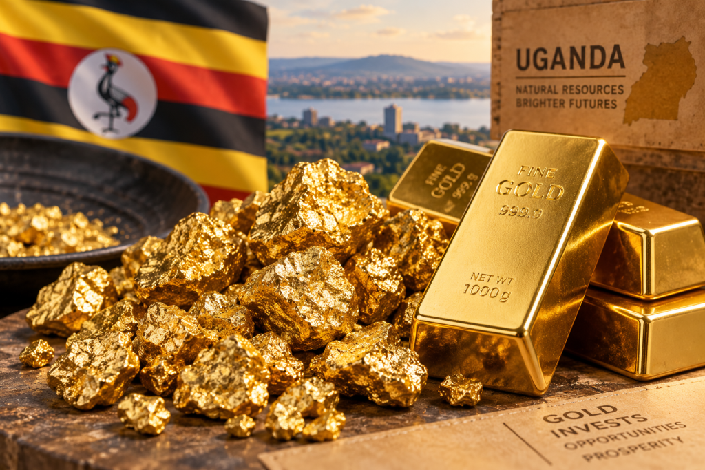 Gold sellers in Uganda